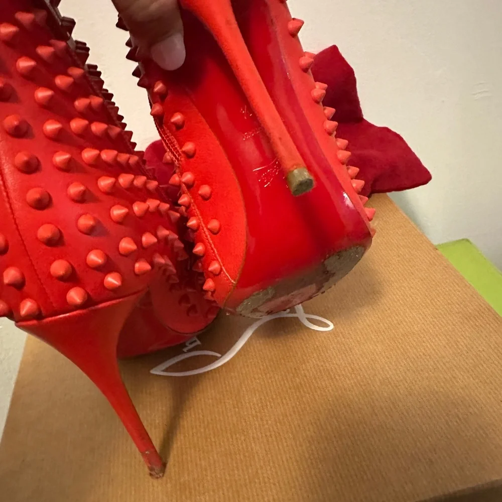 Christian Louboutin Snakilta Black Booties - Picture 10 of 10